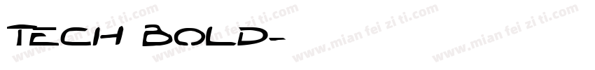 Tech Bold字体转换
